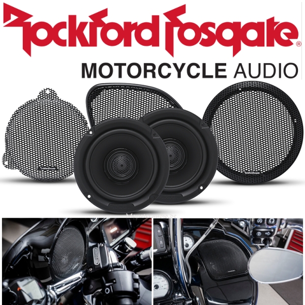 Rockford Fosgate HD14U-STAGE2 Set Lautsprecher Verstärker für Harley Davidson CVO Limited Ultra ... ab 2014